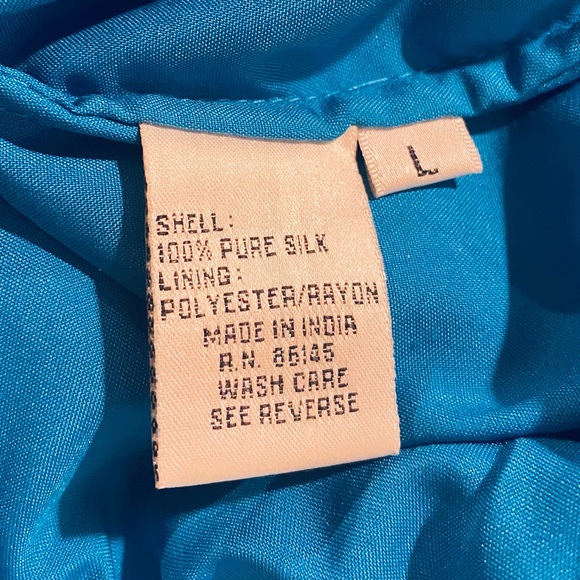 Silk Beaded Evening Dress by Andretta Donatello - Picture 10 of 10